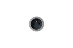 Rond 2.0 - multifit stopcontact nl-d lgrijs/zwart